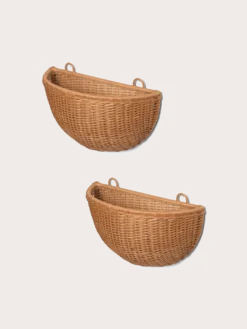 Braided Wall Pockets - Set of 2