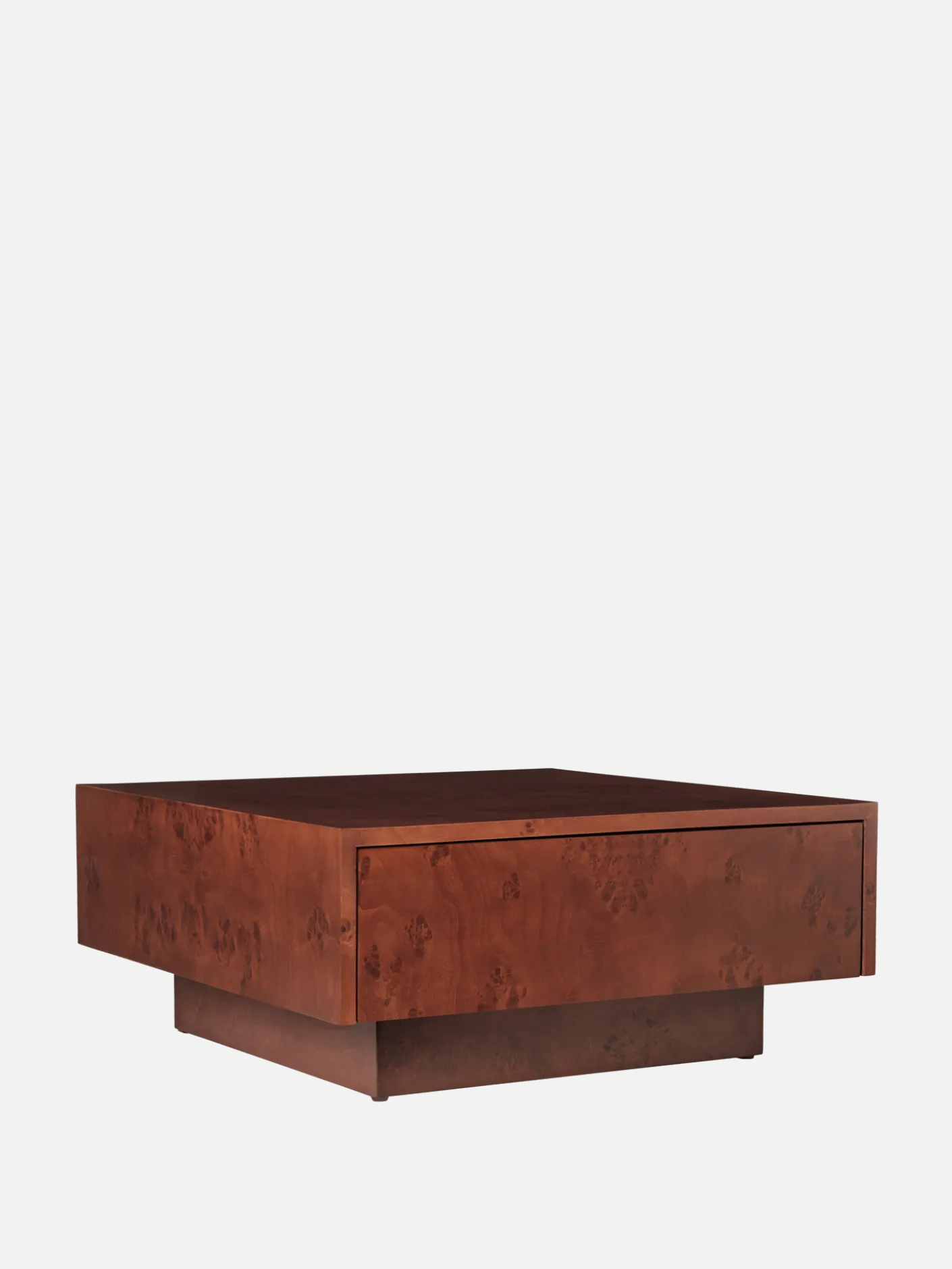 Burl Storage Coffee Table