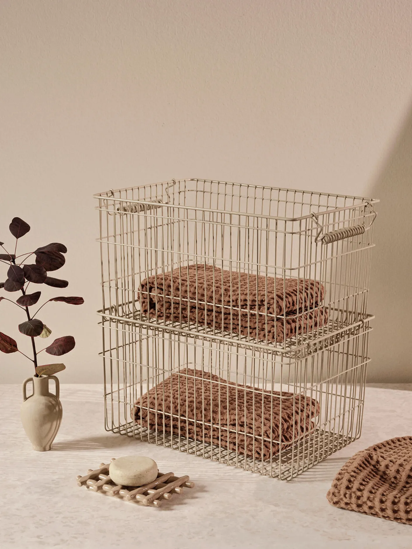 Cala Stackable Baskets - Set of 2