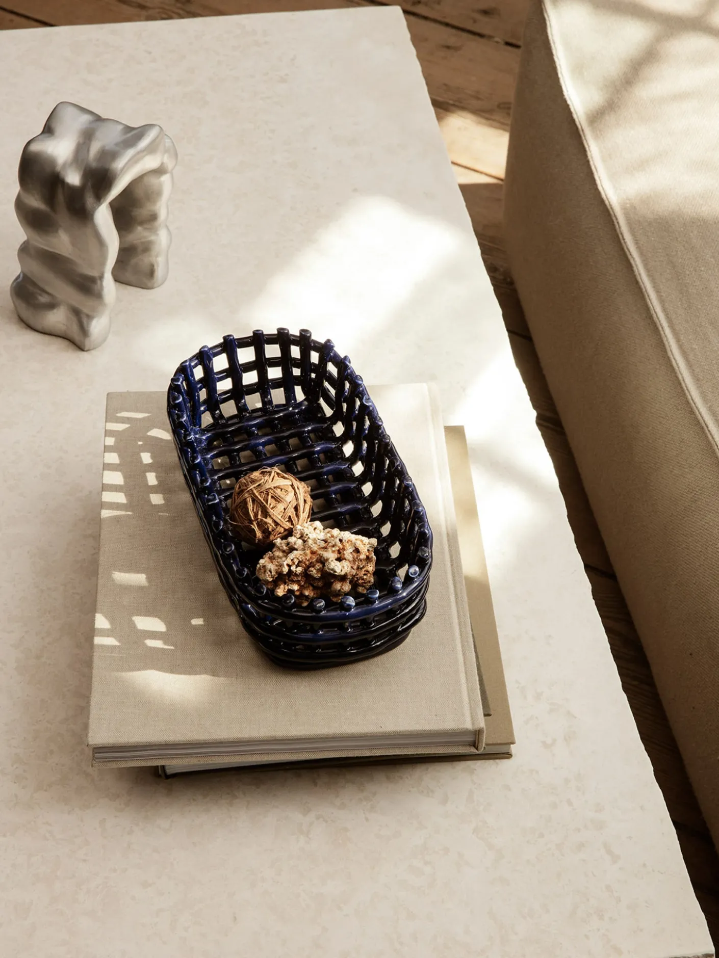 Ceramic Basket - Oval