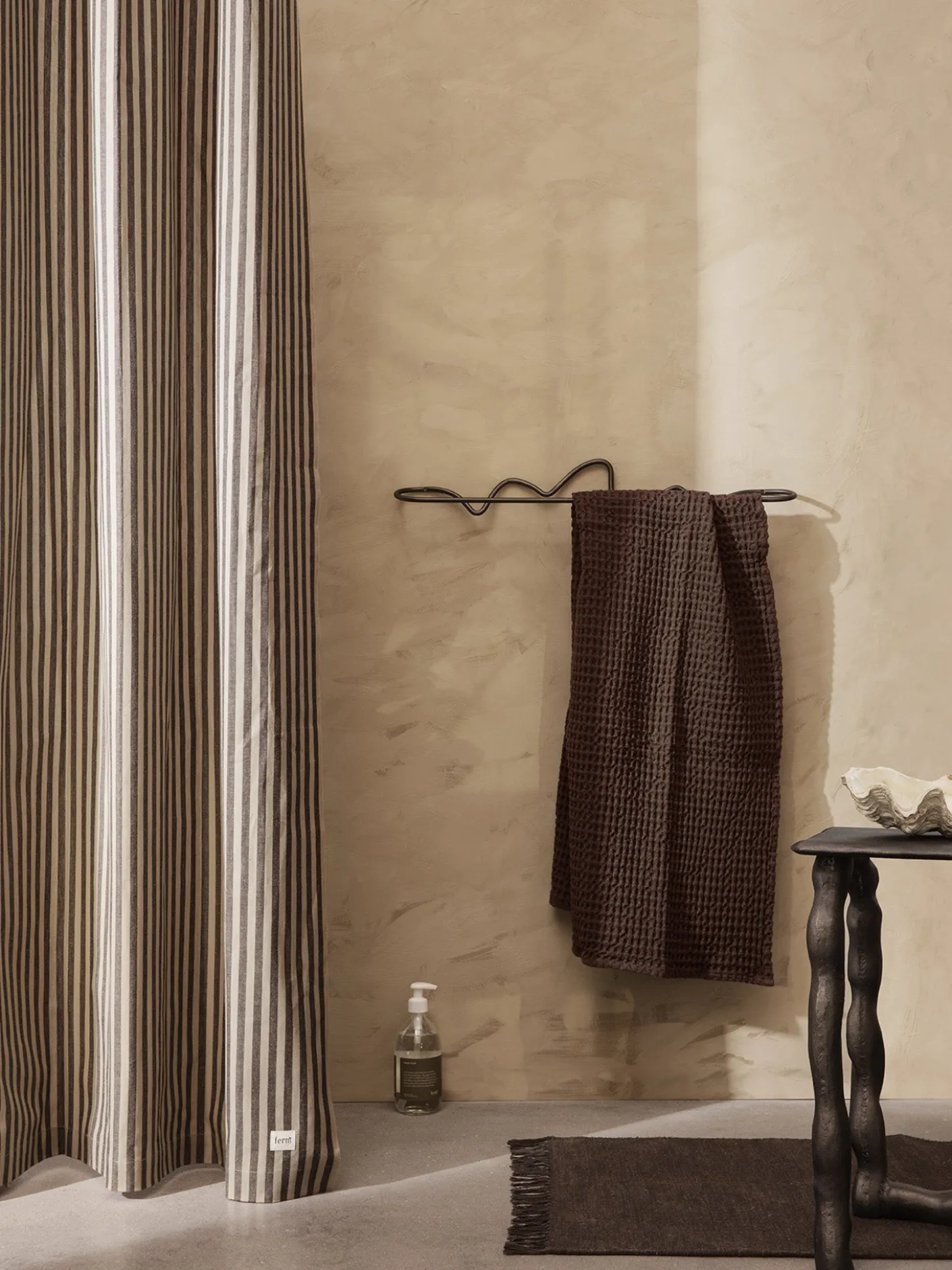 Chambray Shower Curtain
