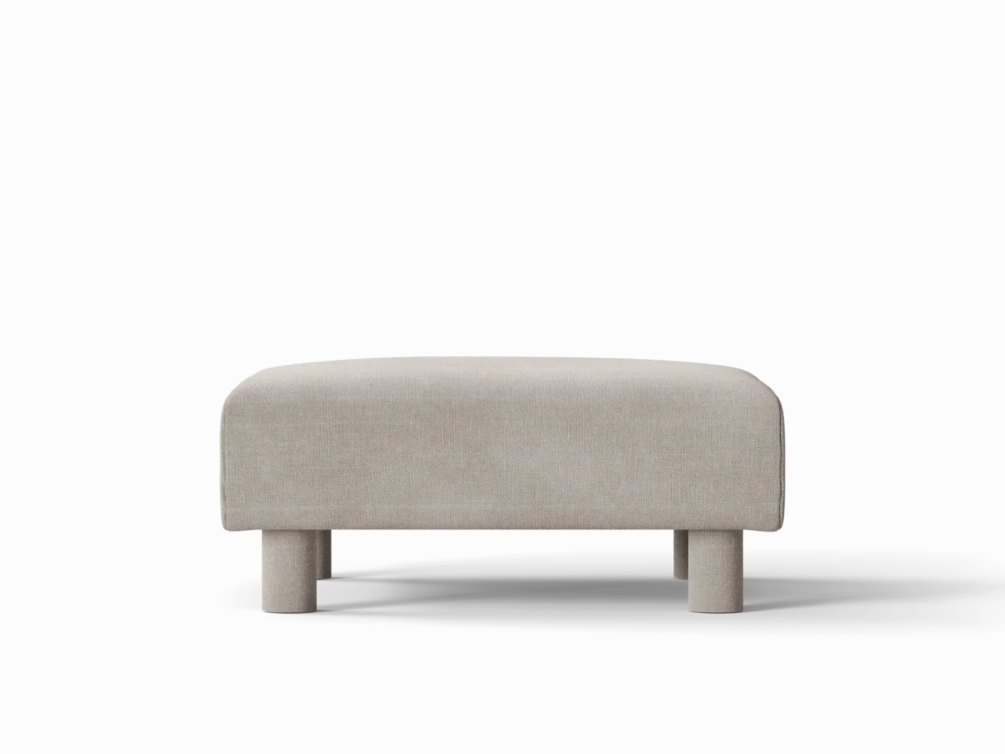 Dase Ottoman - Cotton Linen