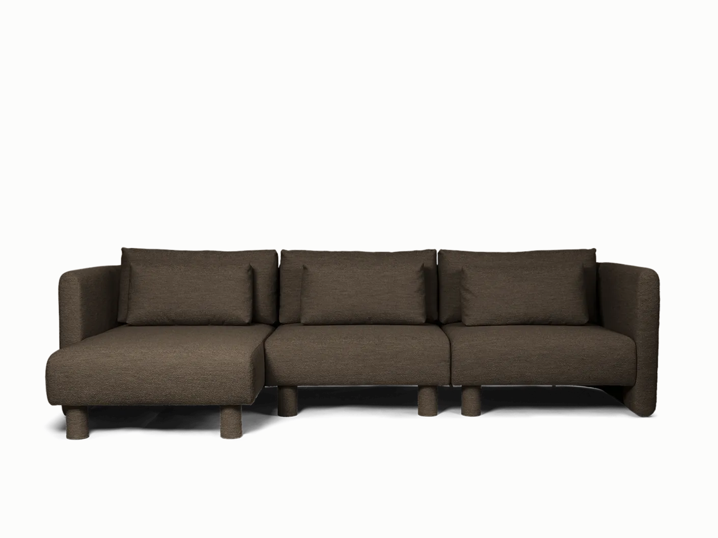 Dase Sofa Chaise Longue Left - Soft Bouclé