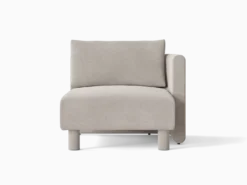 Dase Sofa Chaise Longue Right - Cotton Linen