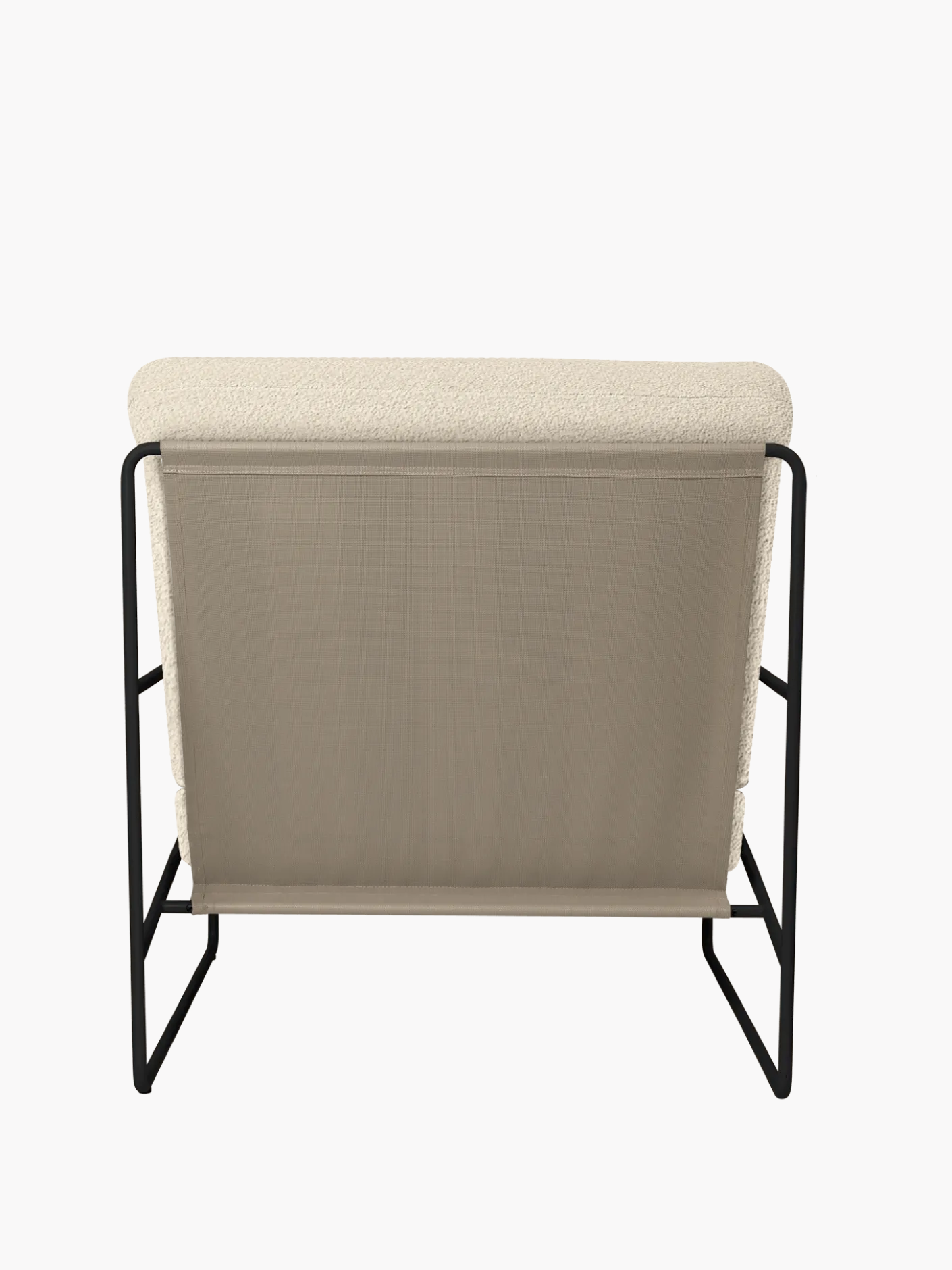 Desert 1-seater - Black - Pure Bouclé