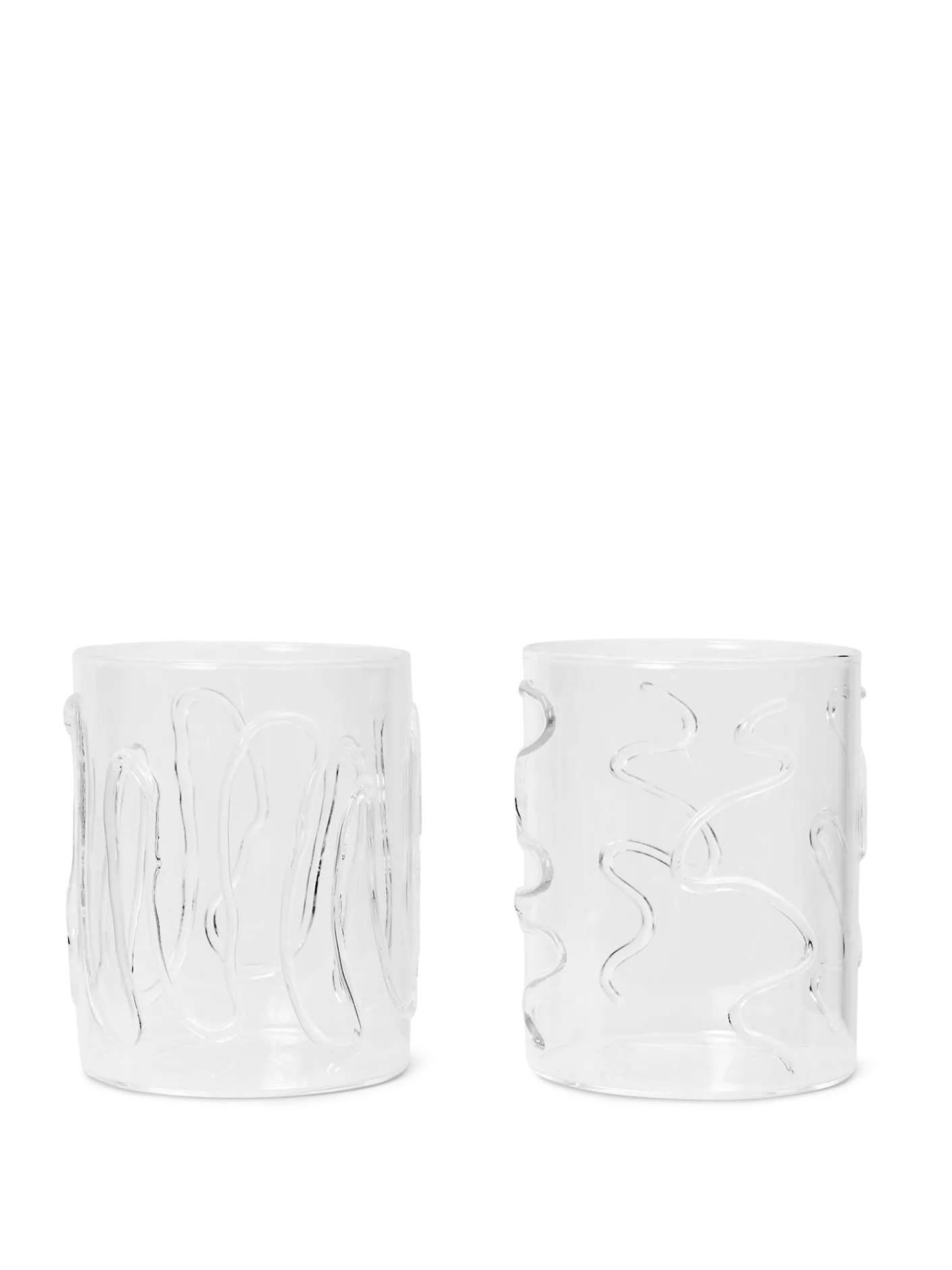 Doodle Glasses - Set of 2 - Tall
