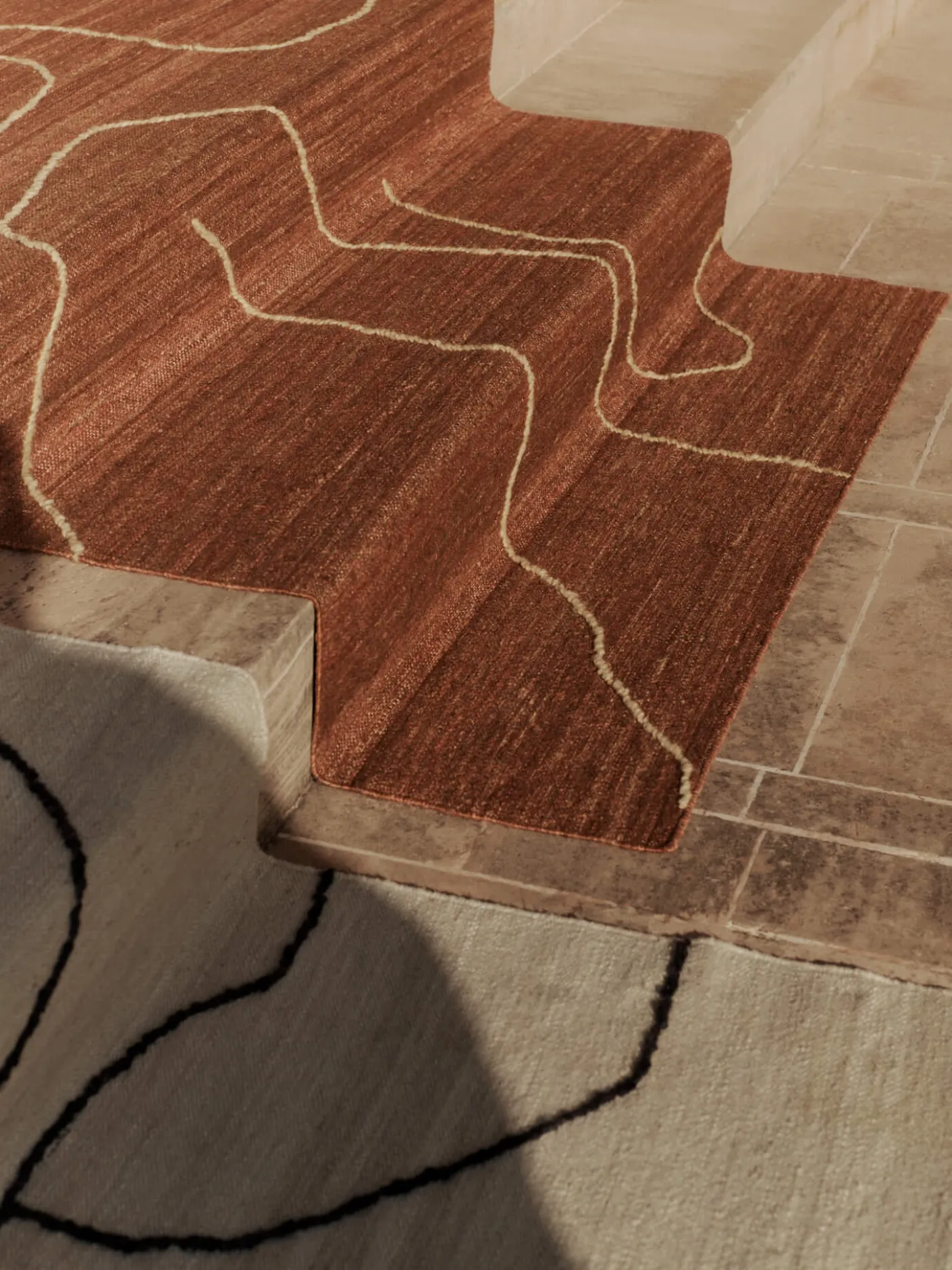 Gesso Jute Rug