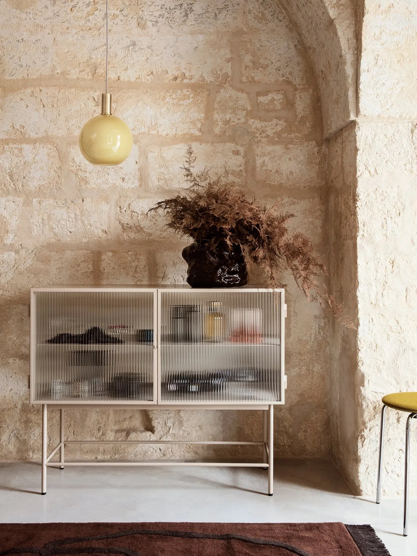 Haze Sideboard - Reeded Glass