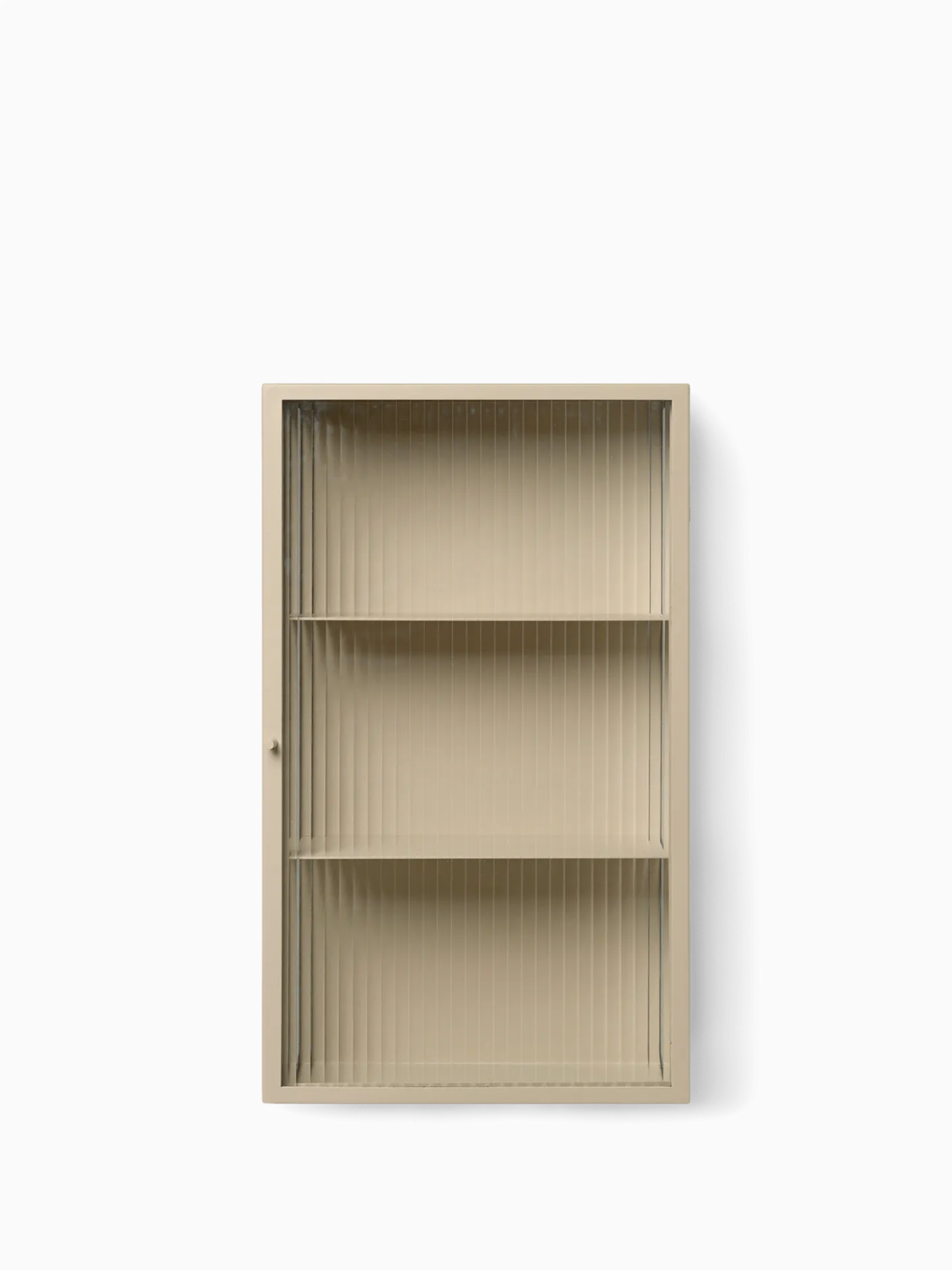 Haze Wall Cabinet - Reeded Glass