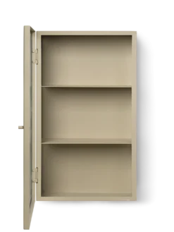 Haze Wall Cabinet - Reeded Glass