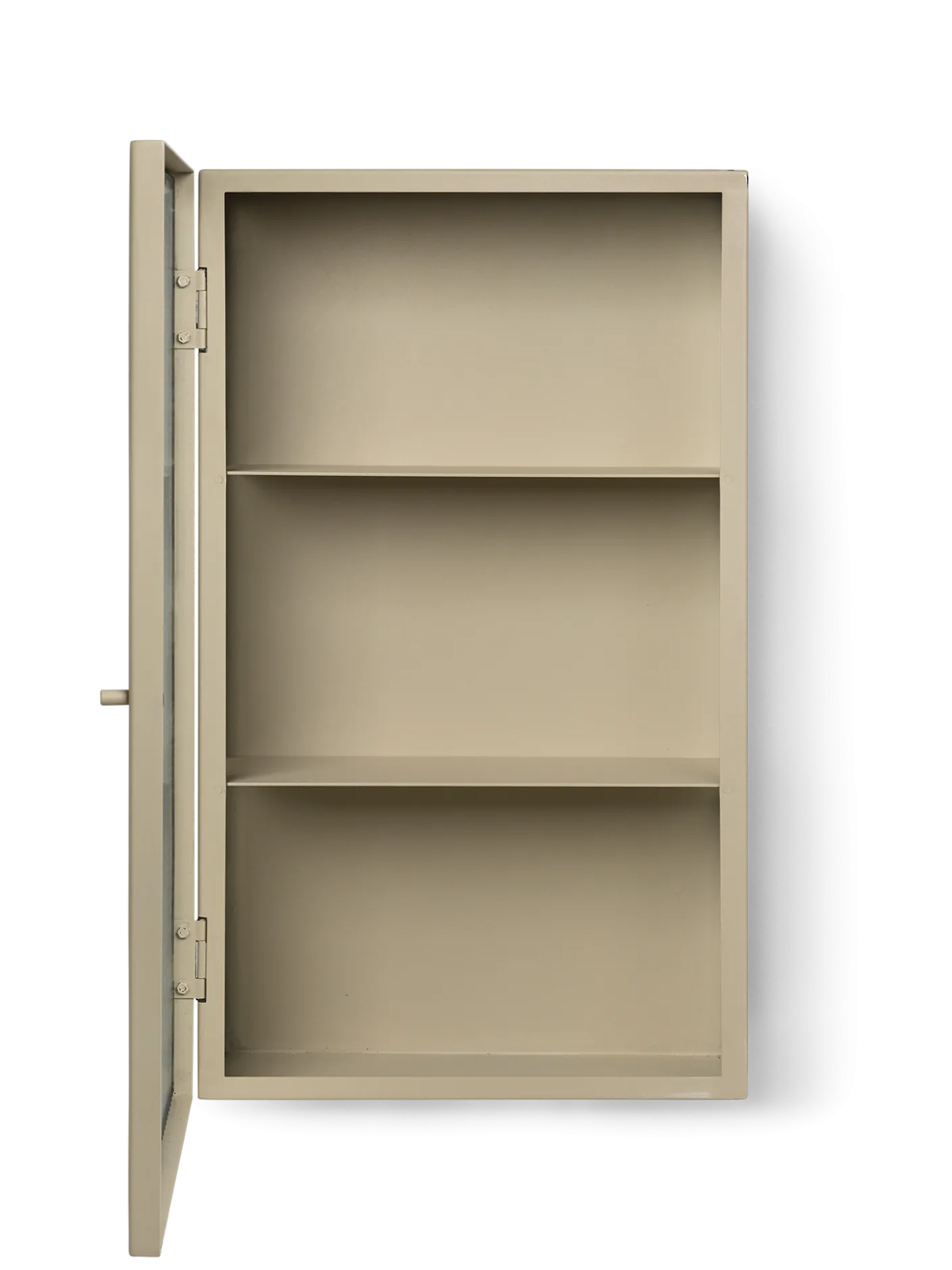Haze Wall Cabinet - Reeded Glass