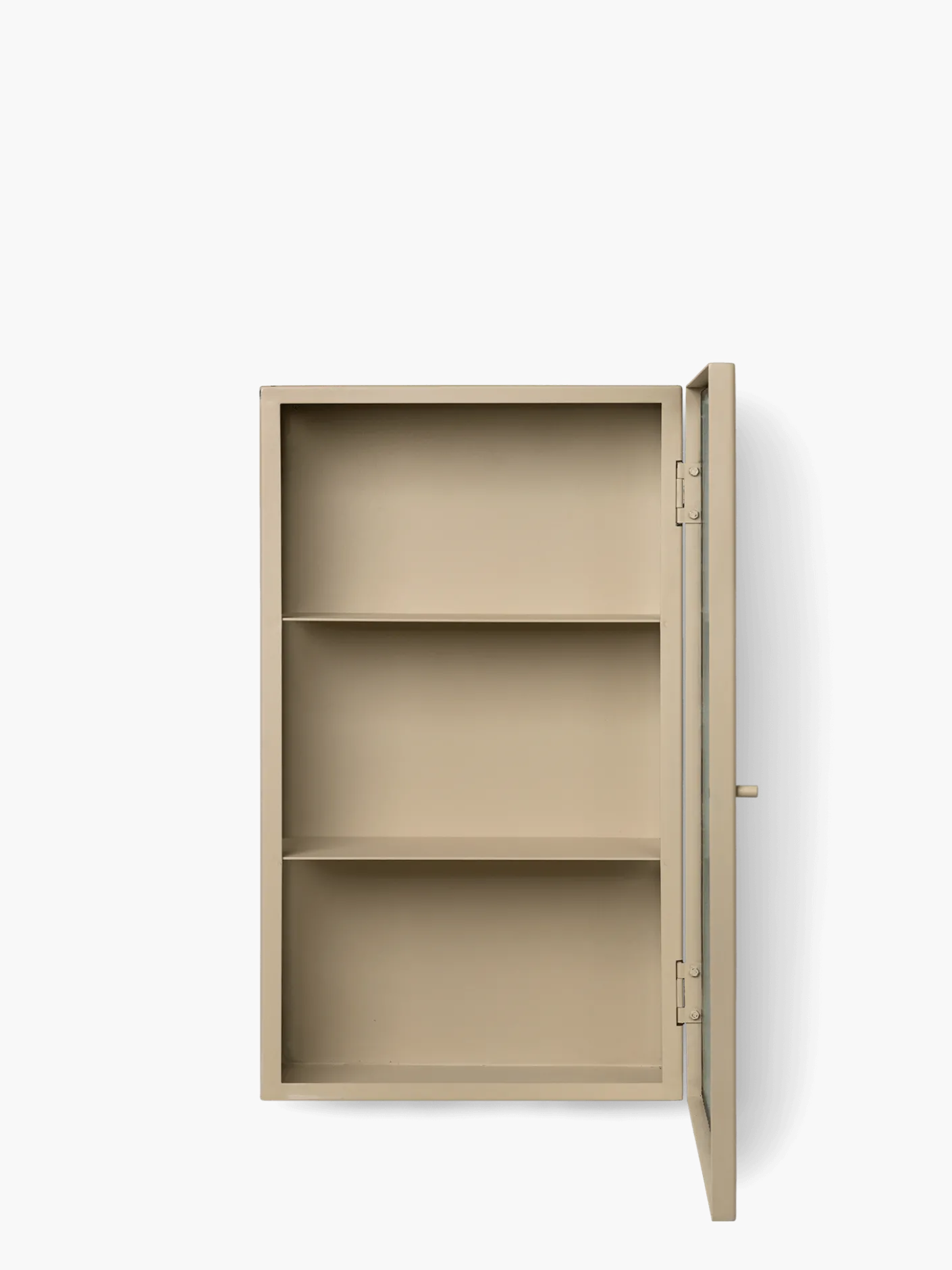 Haze Wall Cabinet - Reeded Glass