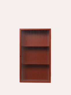 Haze Wall Cabinet - Reeded Glass