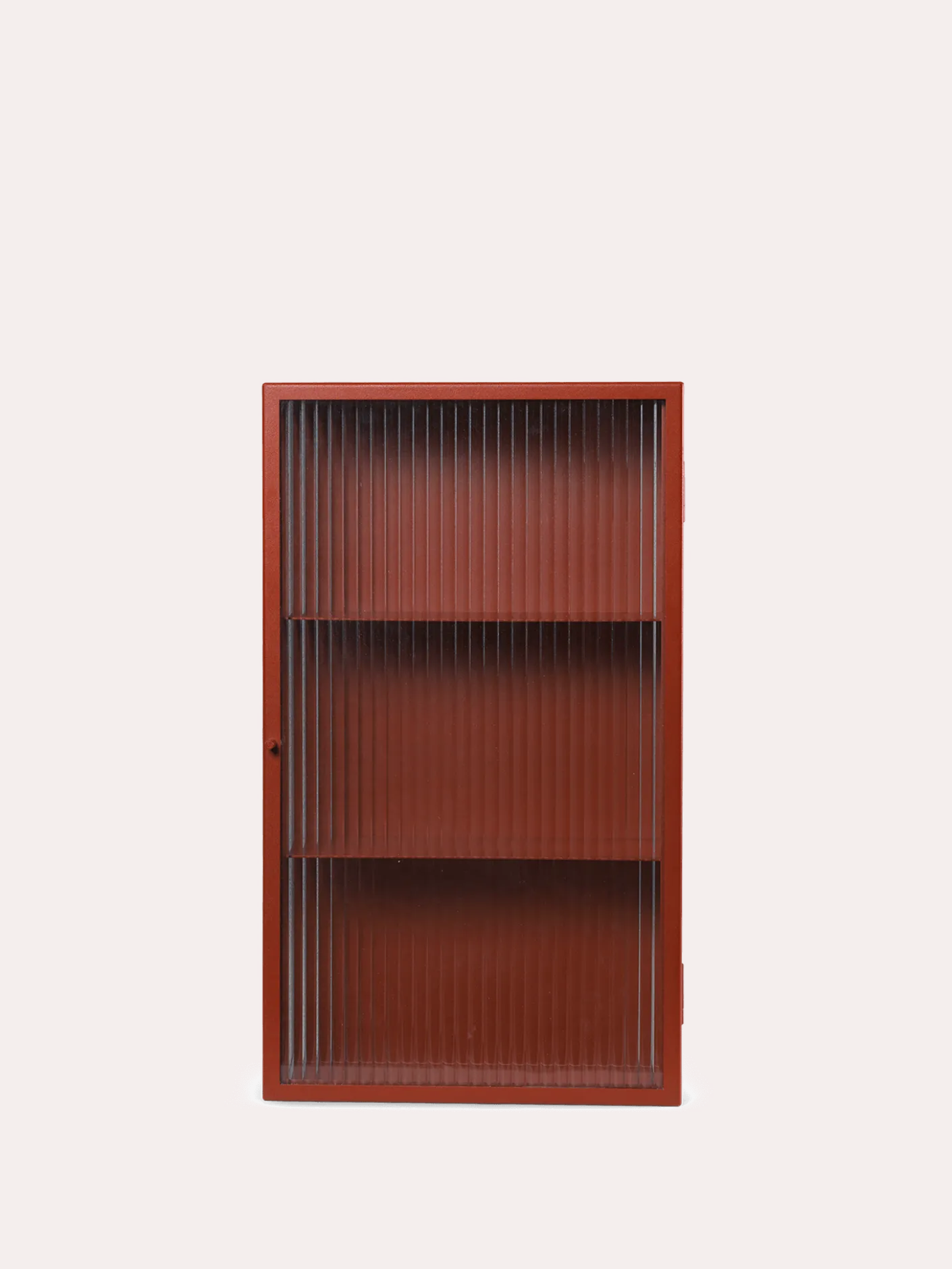 Haze Wall Cabinet - Reeded Glass