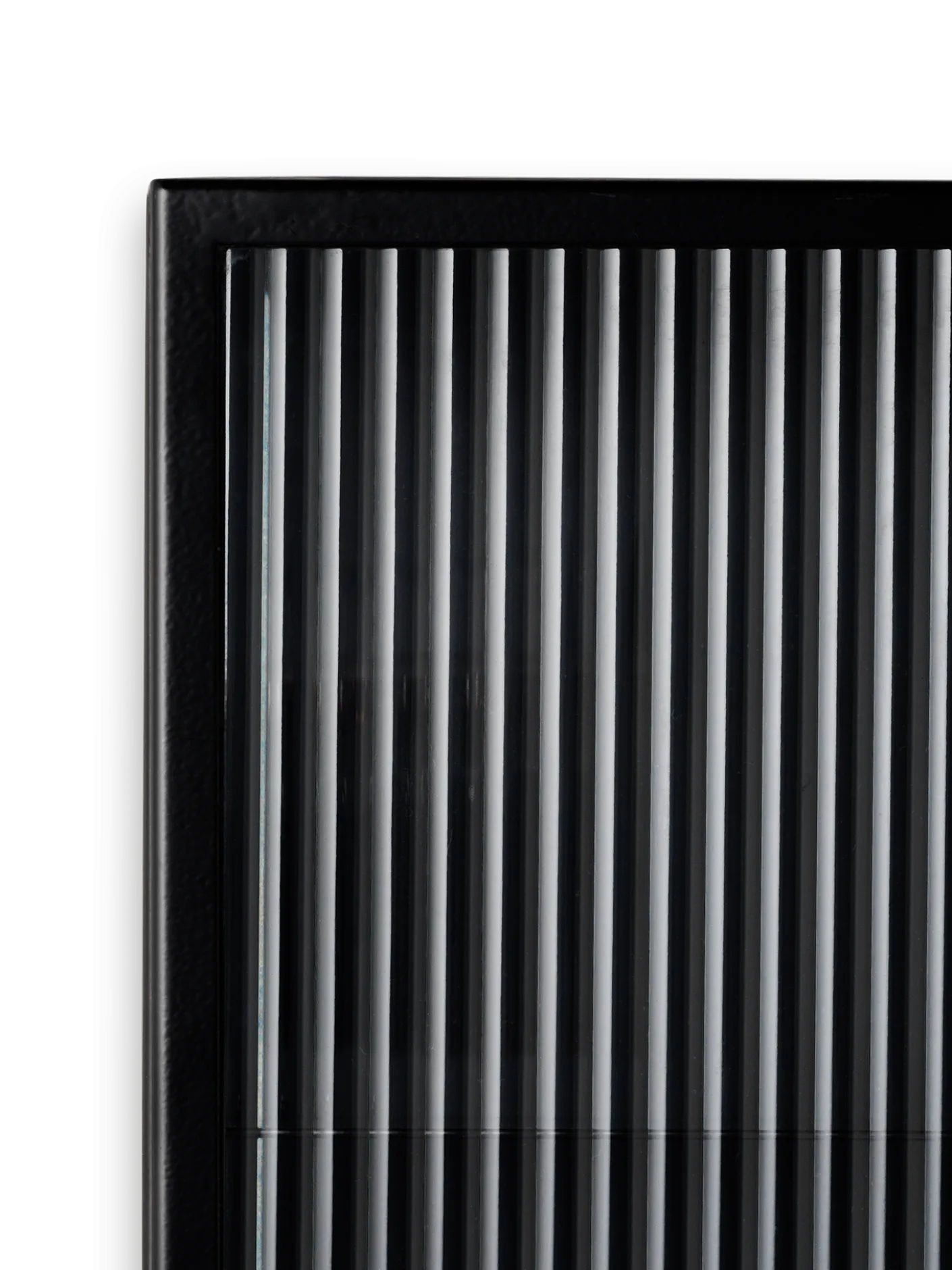 Haze Wall Cabinet - Reeded Glass