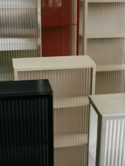 Haze Wall Cabinet - Reeded Glass