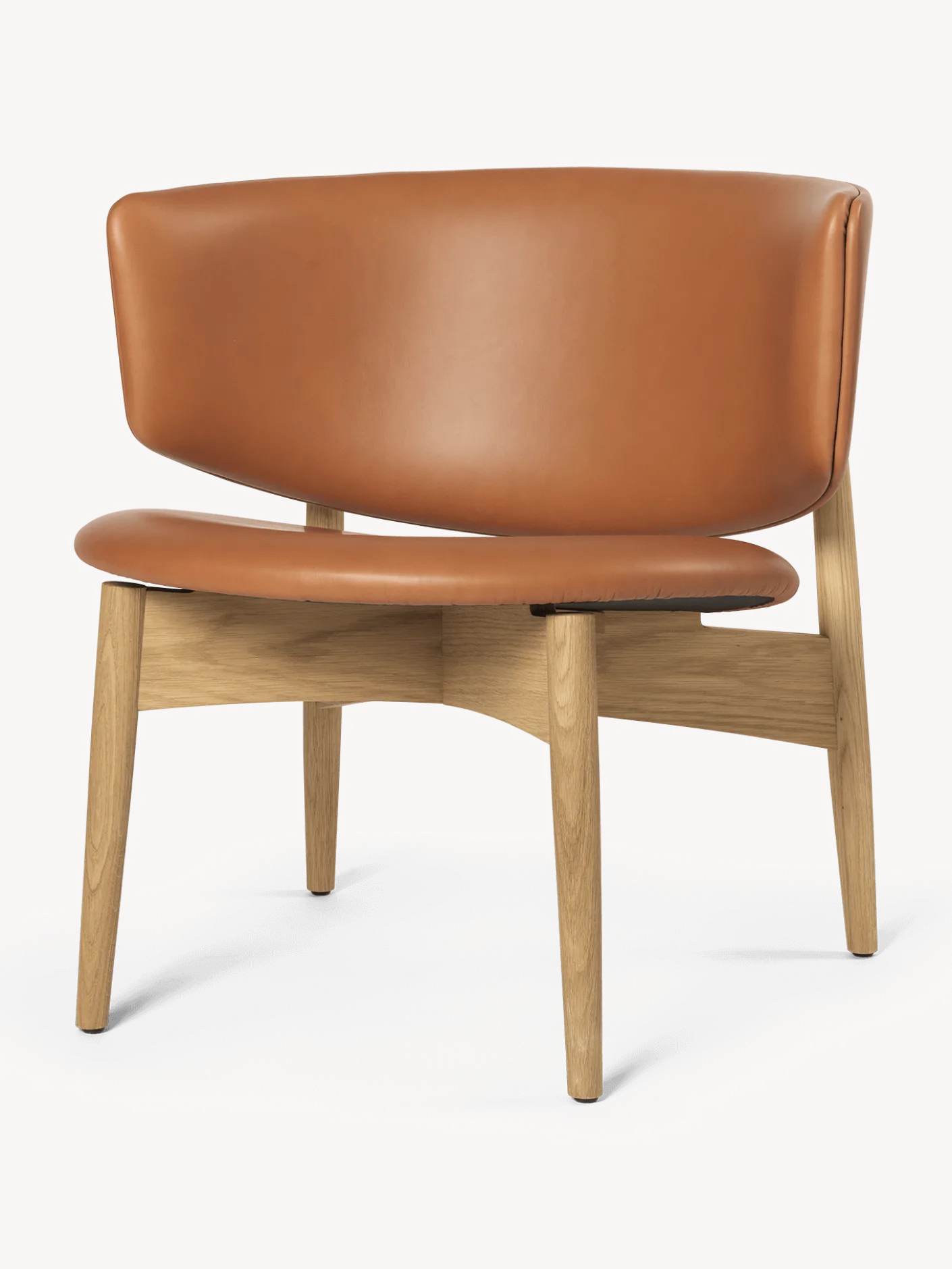 Herman Lounge Chair - Wood - Envy Leather