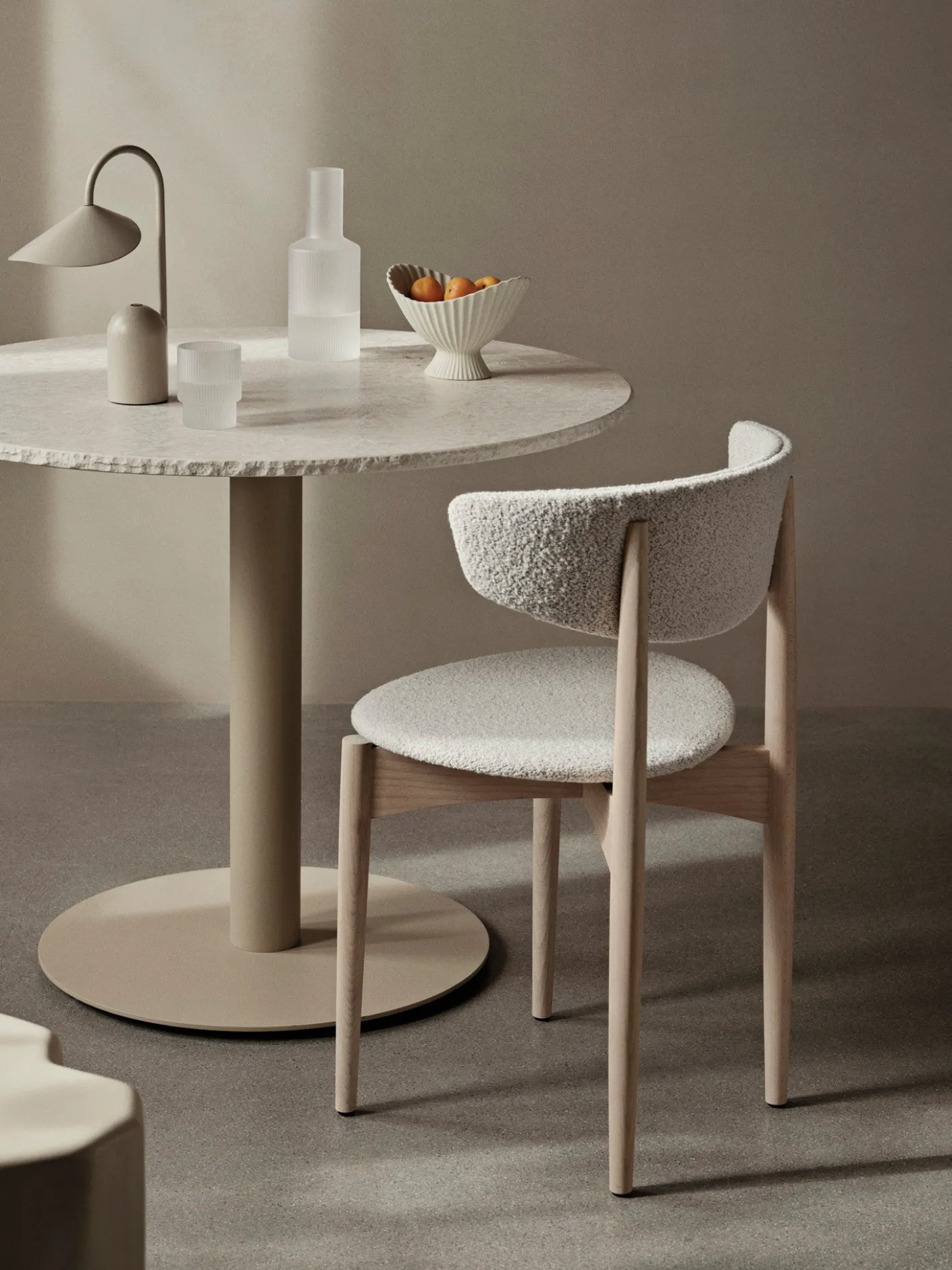 Mineral Dining Table - Bianco Curia
