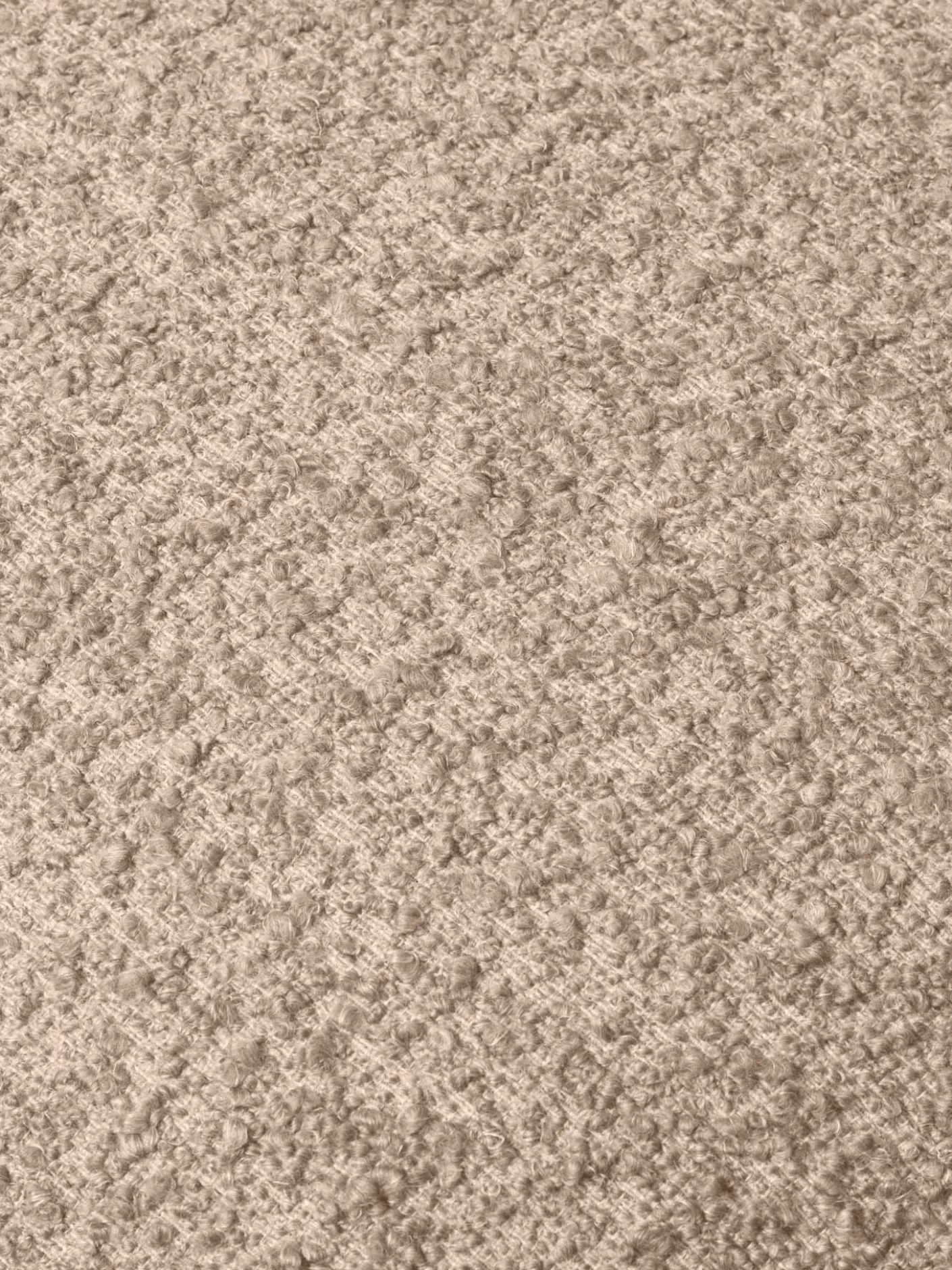 Orbo Lounge Chair - Swivel - Raw Bouclé