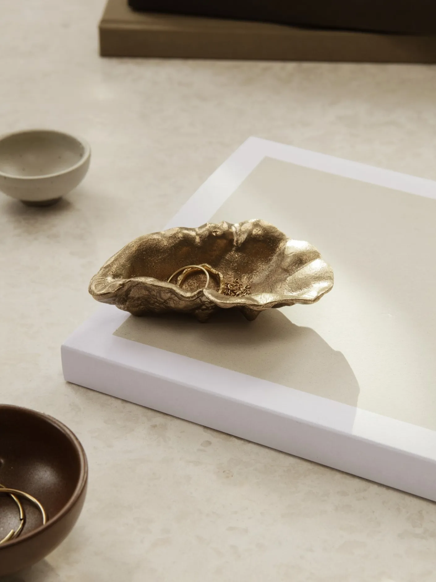 Oyster Bowl – Brass