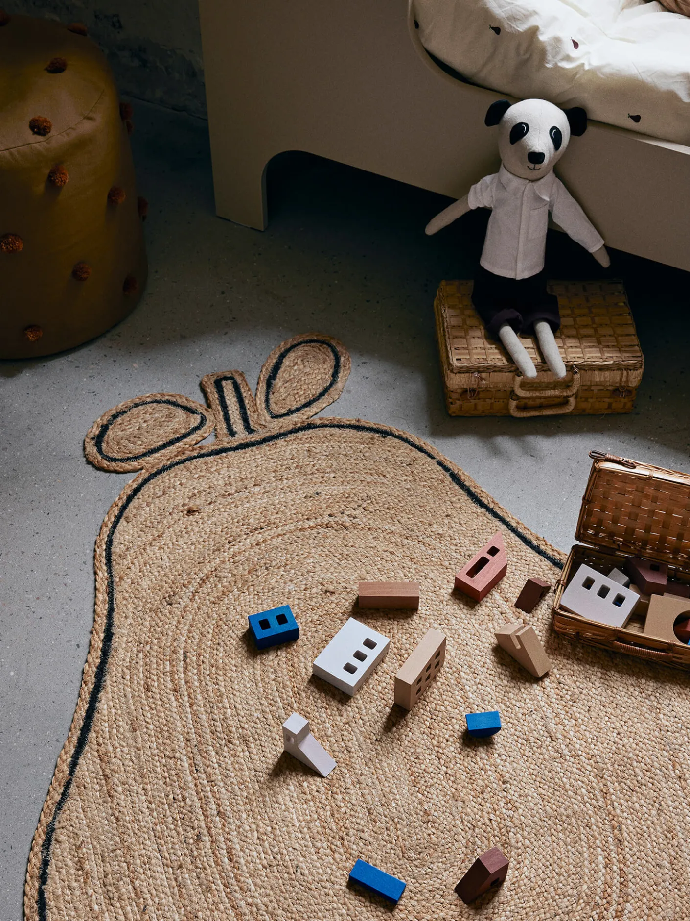 Pear Braided Jute Rug