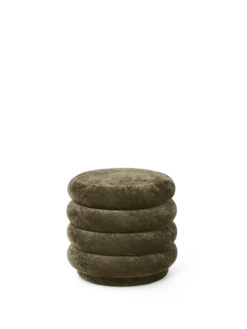 Pouf Round - Faded Velvet
