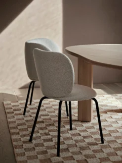 Rico Chair - Black - Soft Bouclé