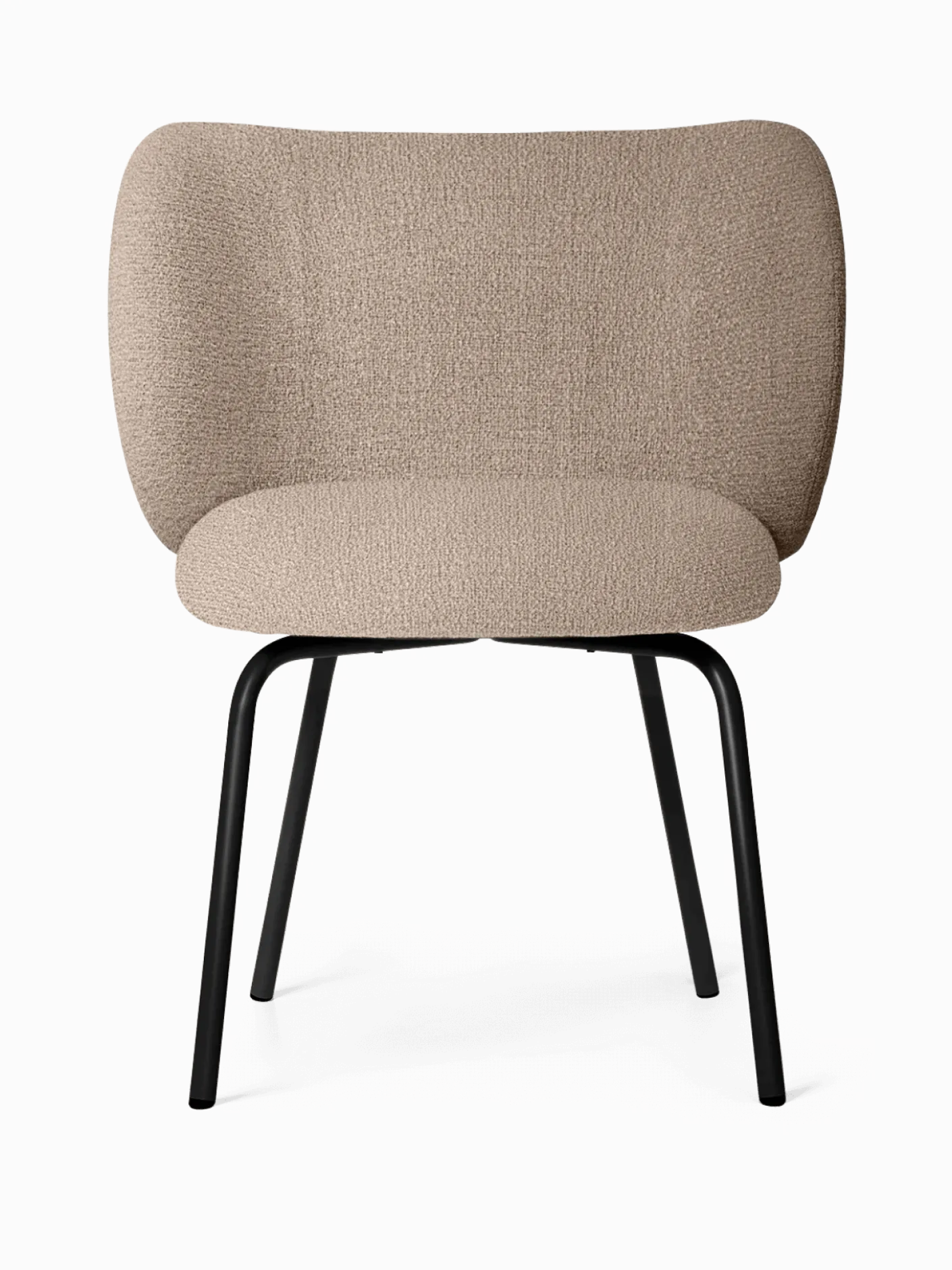 Rico Dining Chair - Black - Bouclé