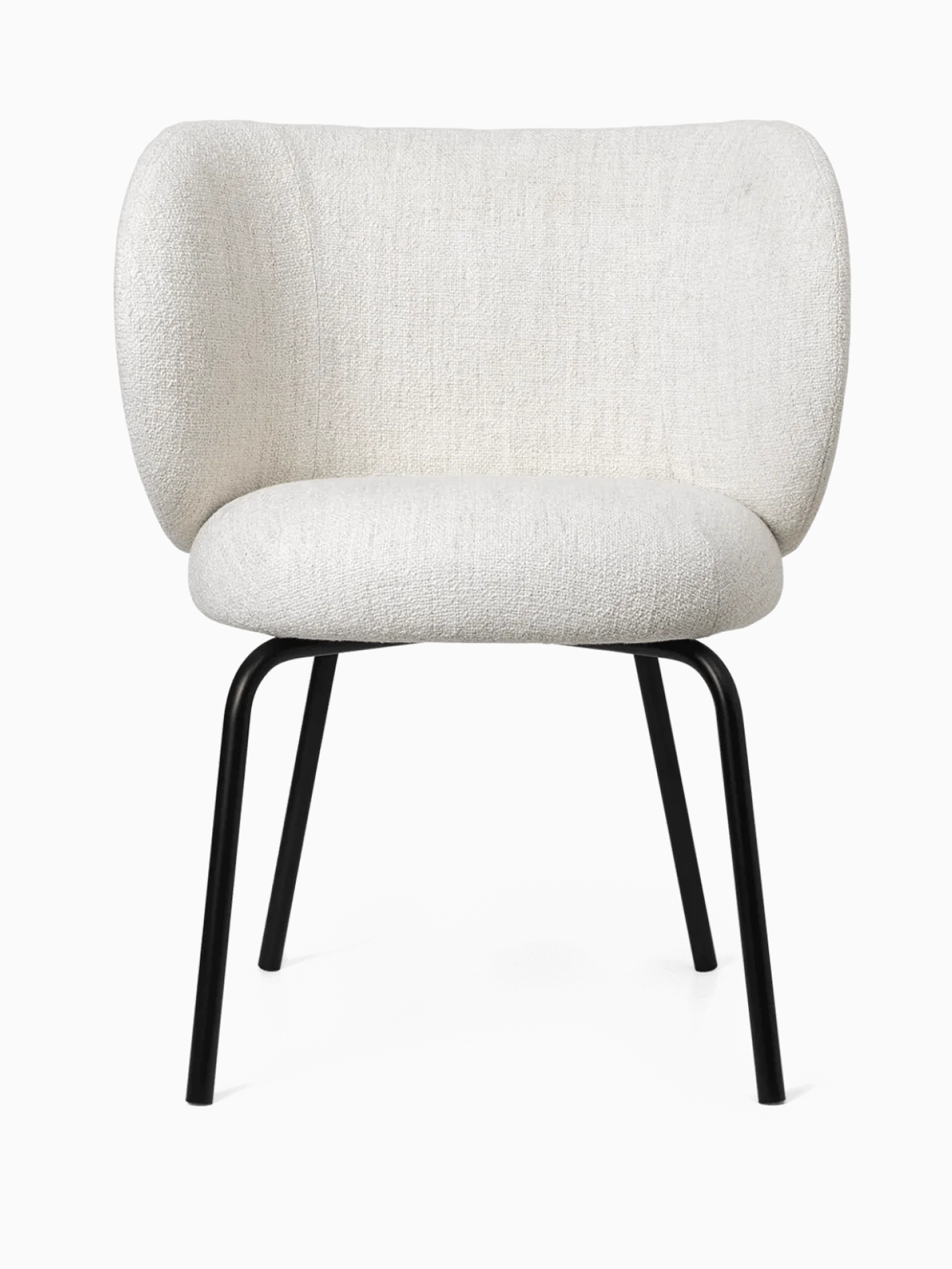Rico Dining Chair - Black - Bouclé