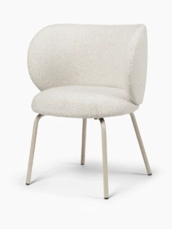 Rico Dining Chair - Cashmere - Soft Bouclé