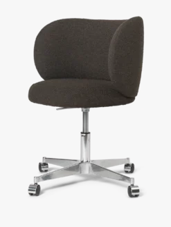 Rico Dining Chair - Castors - Soft Bouclé