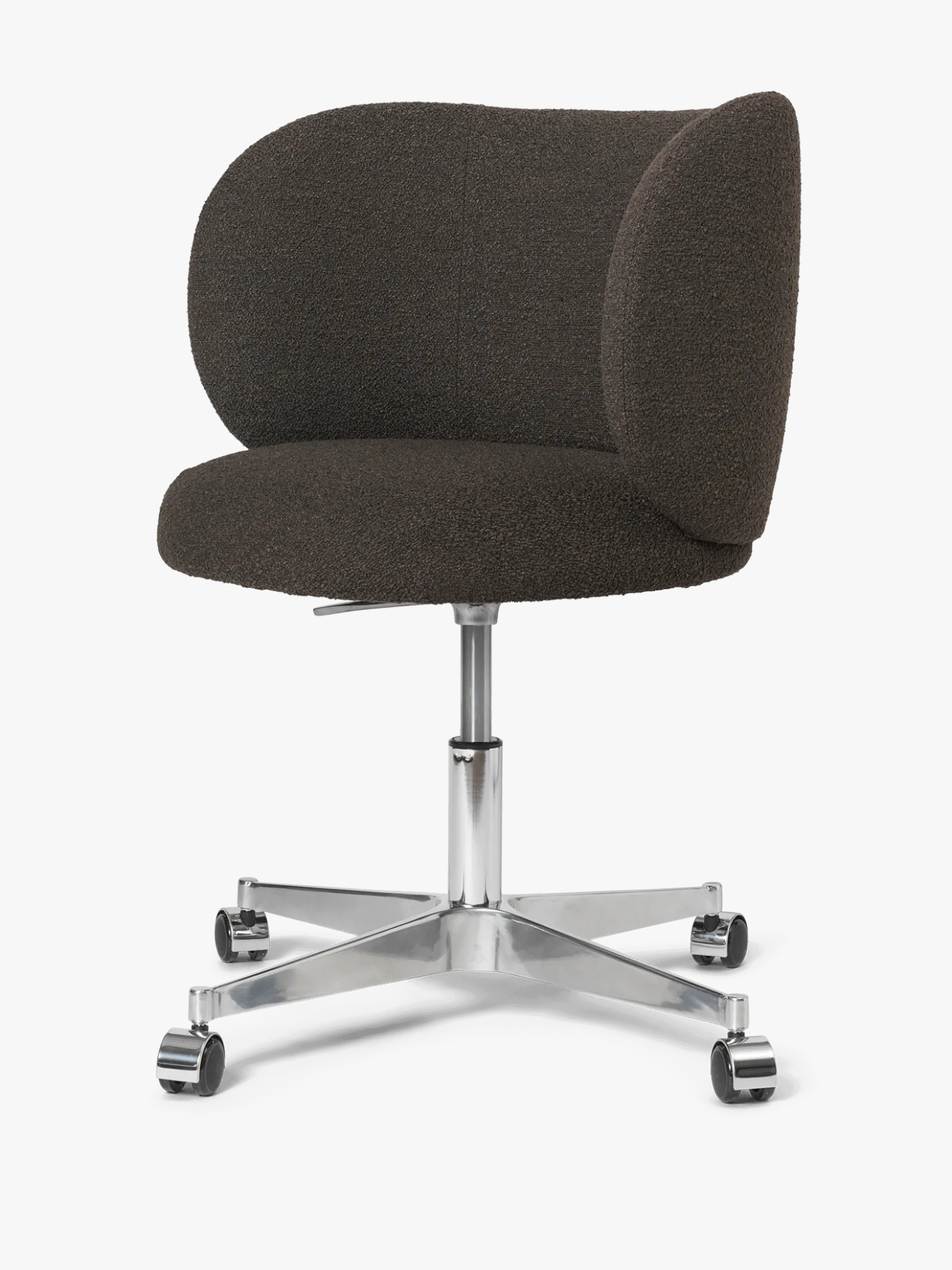 Rico Dining Chair - Castors - Soft Bouclé