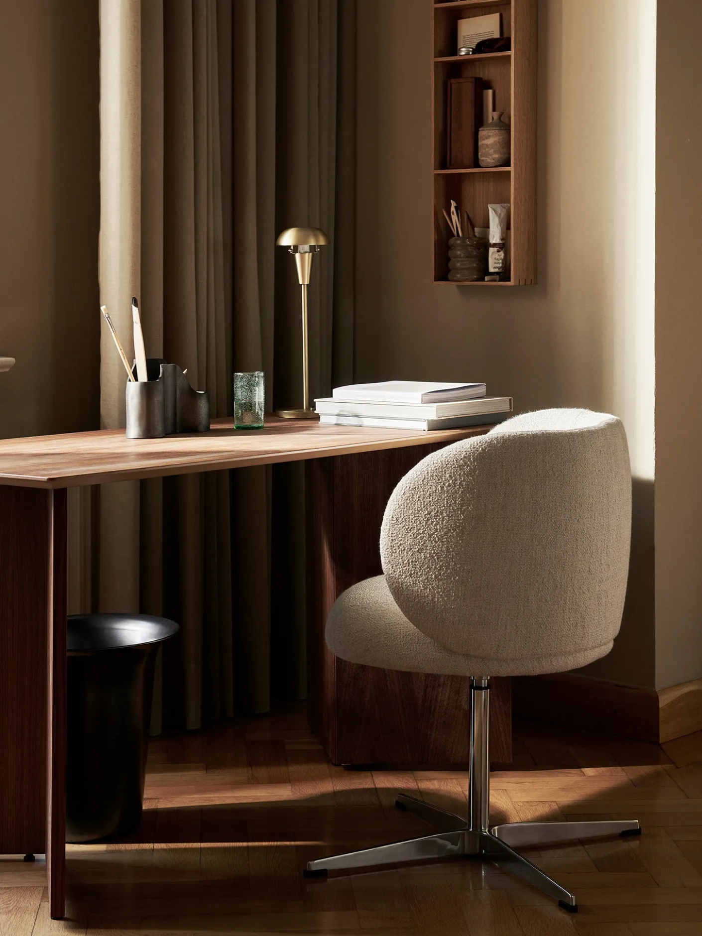 Rico Dining Chair - Swivel - Bouclé