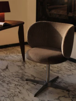 Rico Dining Chair - Swivel - Devoré Velvet