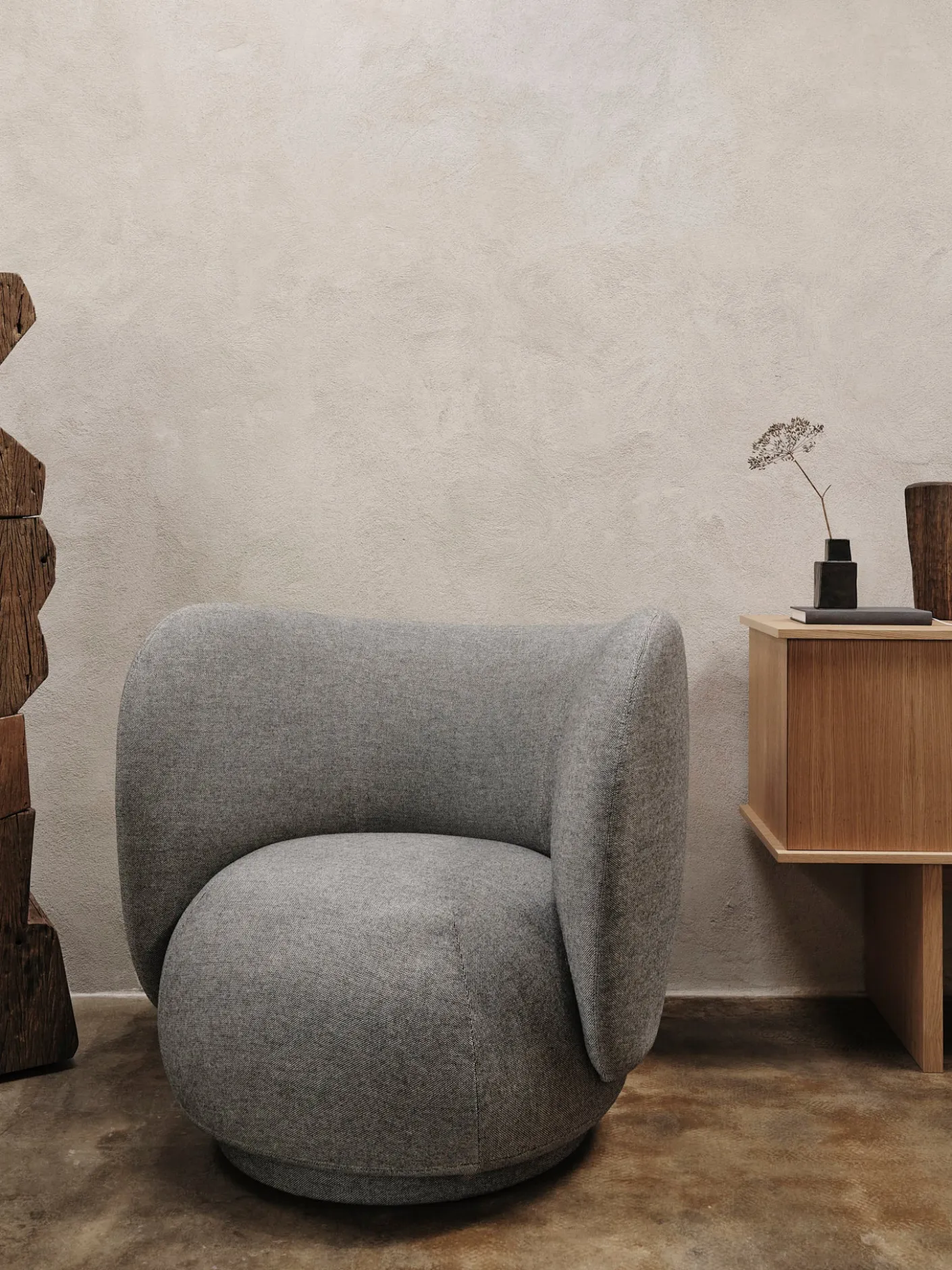 Rico Lounge Chair - Main Line Flax