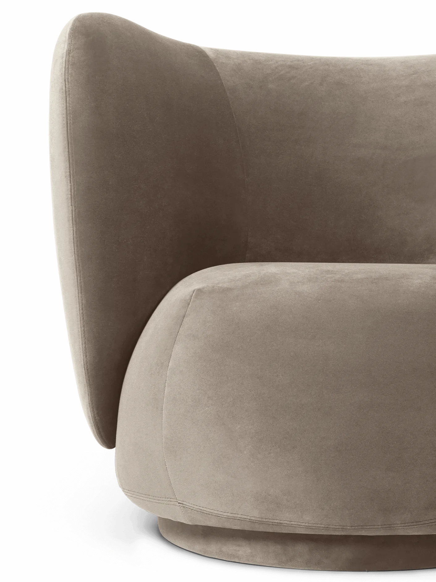 Rico Lounge Chair - Rich Velvet
