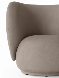 Rico Lounge Chair - Swivel - Brushed