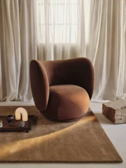 Rico Lounge Chair - Swivel - Rich Velvet