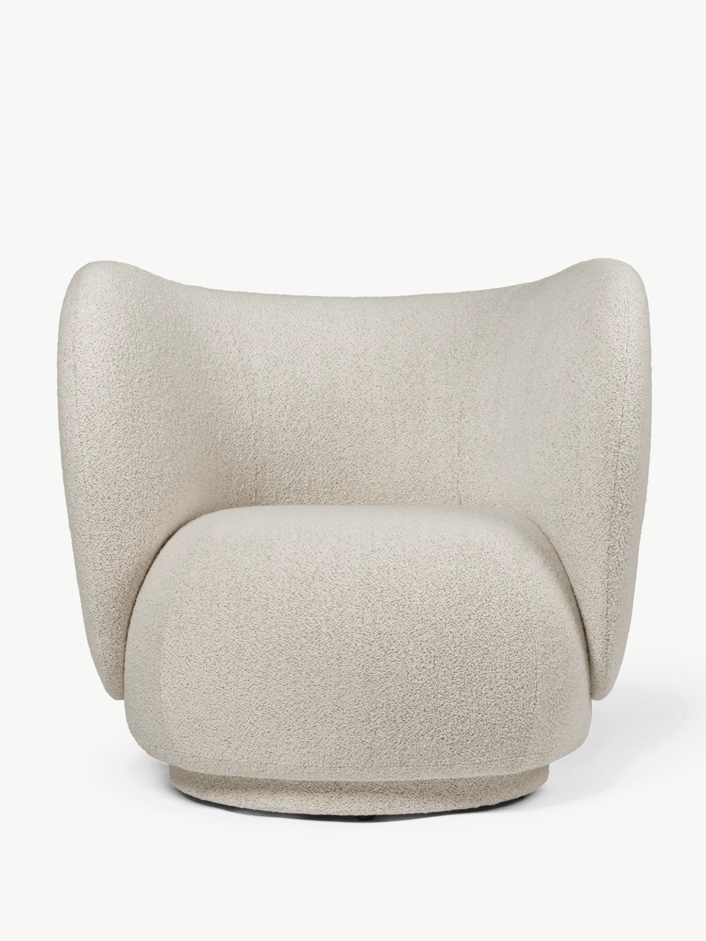 Rico Lounge Chair - Swivel - Soft Bouclé