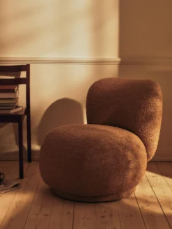 Rico Piccolo Lounge Chair - Raw Bouclé