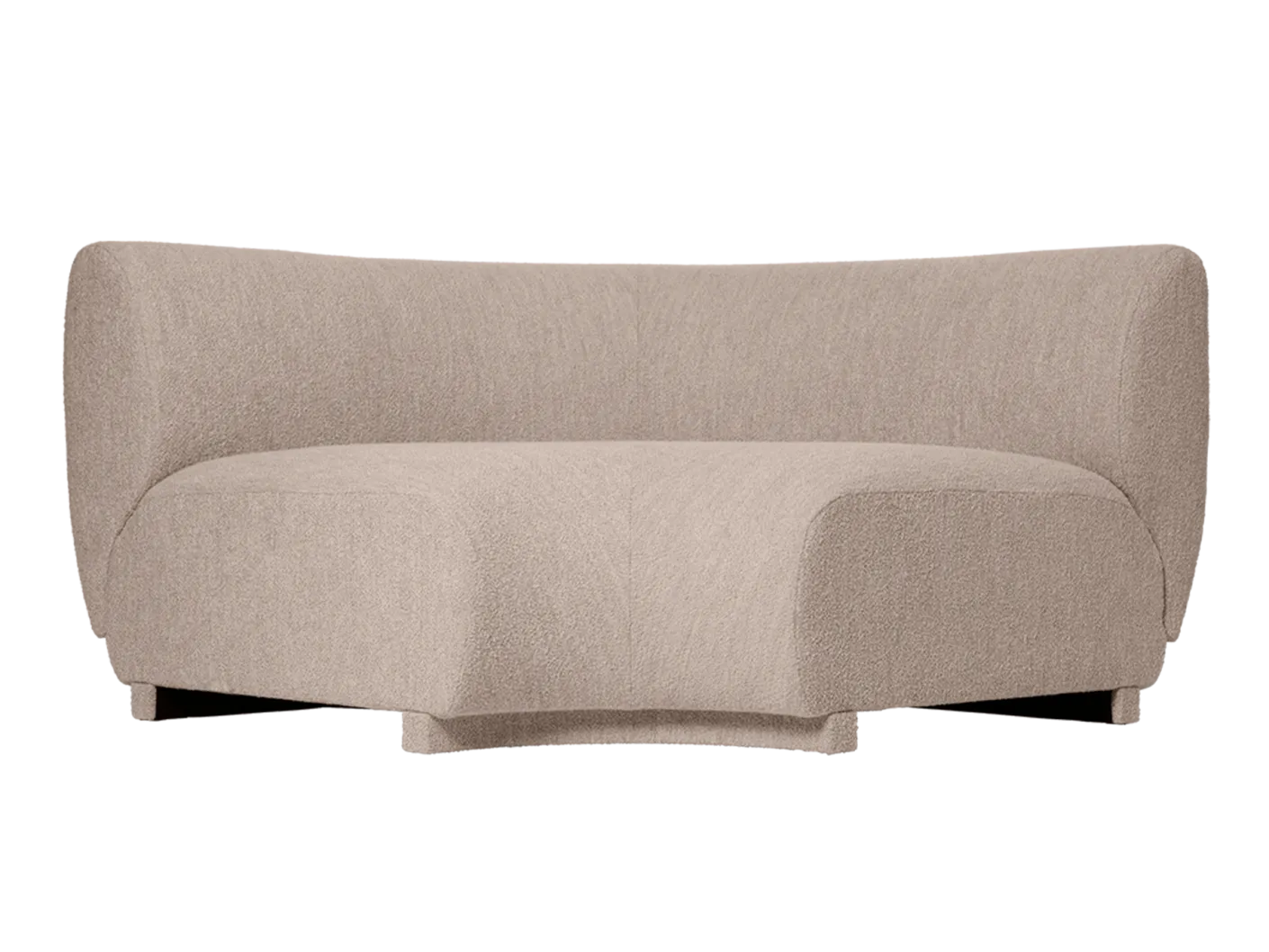 Rico Sofa Corner - Wide - Soft Bouclé