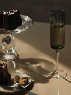 Ripple Champagne Flutes - Set of 2
