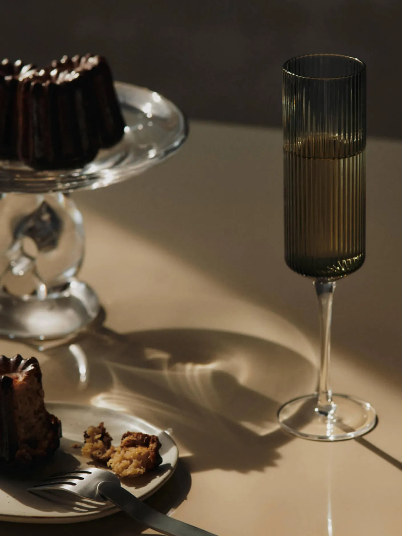 Ripple Champagne Flutes - Set of 2