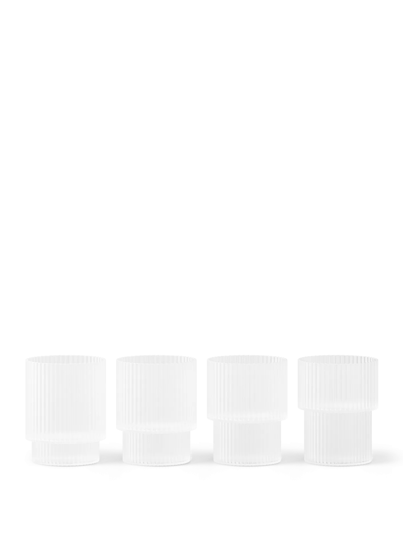 Ripple Small Glasses - Set of 4
