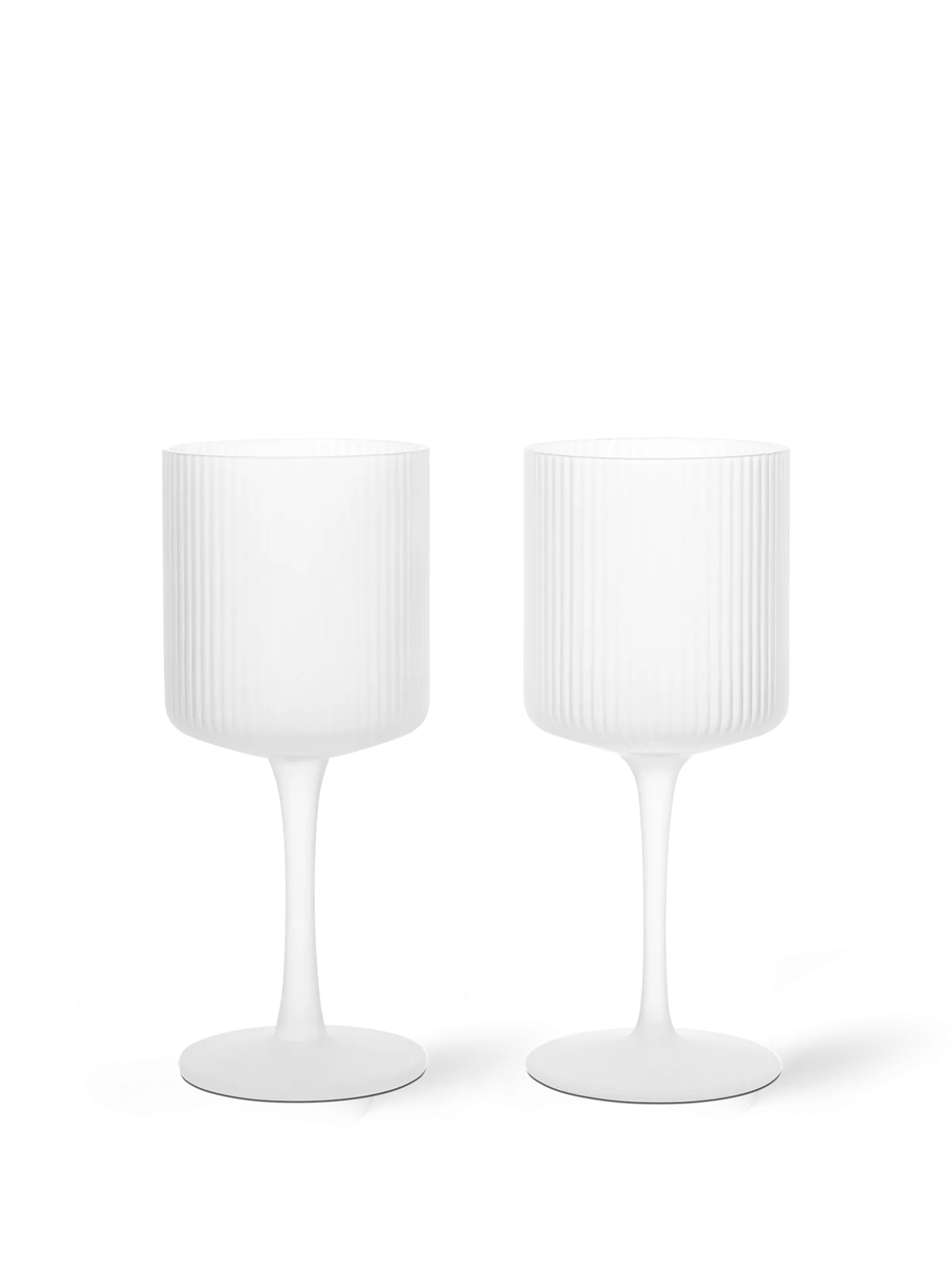Ripple White Wine Glasses - Set of 2
