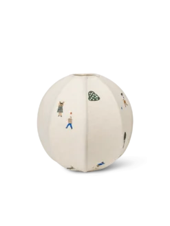 The Park Embroidered Textile Lampshade